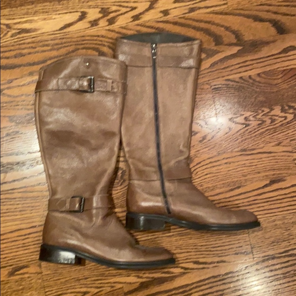 Enzo Angiolini brown genuine leather boots